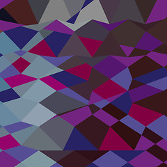 Image showing Deep Magenta Abstract Low Polygon Background