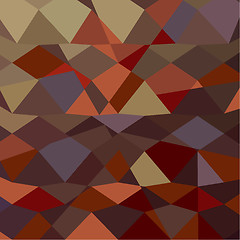 Image showing Butterscotch Brown Abstract Low Polygon Background