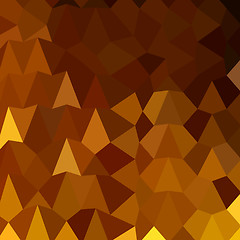 Image showing Burnt Umber Brown Abstract Low Polygon Background