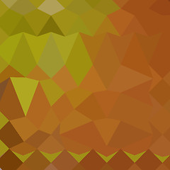 Image showing Cocoa Brown Abstract Low Polygon Background