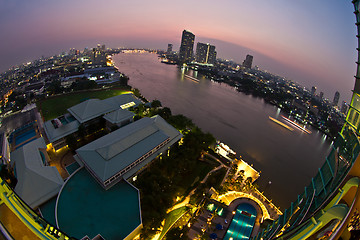 Image showing Chao Phraya river in Bangkok