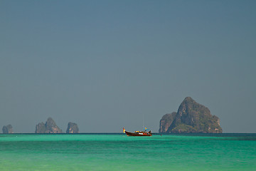 Image showing Landscape fromt the beach in thailand