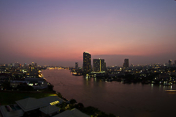 Image showing Chao Phraya river in Bangkok