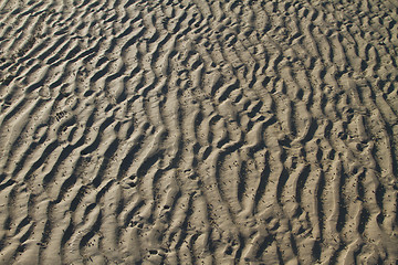 Image showing sand pattern at the beach