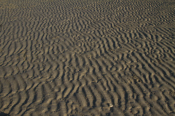 Image showing sand pattern at the beach