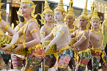 Image showing Statues in Bangkok airport