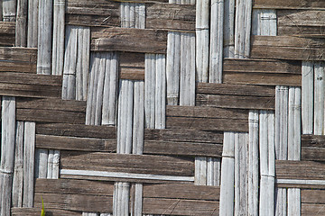 Image showing Nice wooden fence