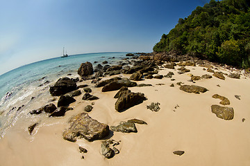 Image showing At the beach in thailand