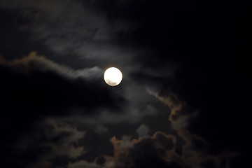 Image showing Nightfall at the beach in thailand