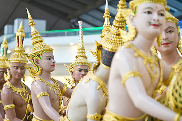 Image showing Statues in Bangkok airport