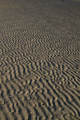 Image showing sand pattern at the beach