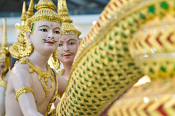 Image showing Statues in Bangkok airport