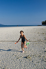Image showing Fun at At the beach in thailand