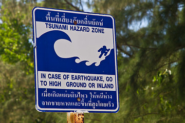 Image showing At the beach in thailand