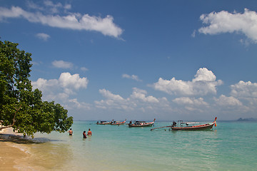 Image showing At the beach in thailand