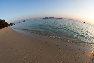 Image showing View from beach in thailand