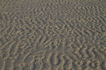 Image showing sand pattern at the beach