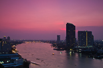 Image showing Chao Phraya river in Bangkok