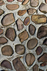 Image showing Stones on a beach