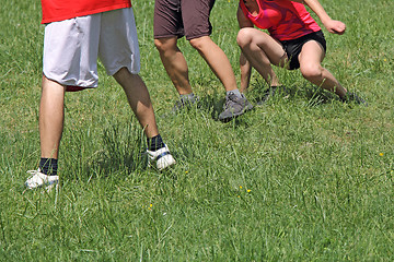 Image showing Playing on grass_1