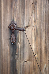 Image showing Rusty keyhole