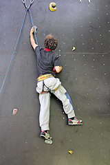 Image showing Climbing the wall_1