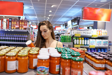 Image showing young woman shopping