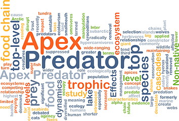 Image showing Apex predator background concept