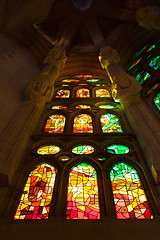 Image showing Church windows interior