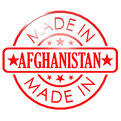 Image showing Made in Afghanistan red seal