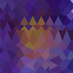 Image showing Dark Violet Abstract Low Polygon Background