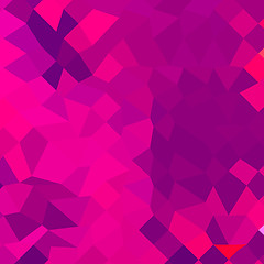 Image showing Medium Violet Red Abstract Low Polygon Background