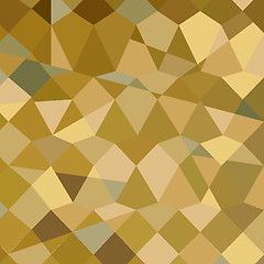 Image showing Drab Brown Abstract Low Polygon Background