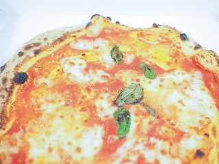 Image showing Margherita pizza background