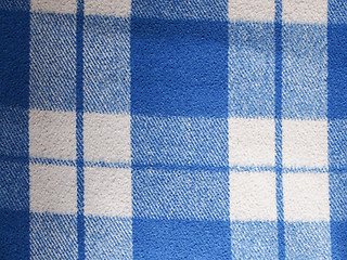 Image showing Blue tartan background