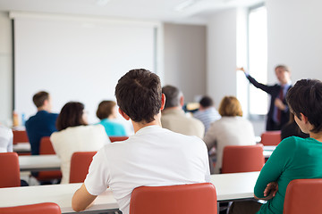 Image showing Lecture at university.