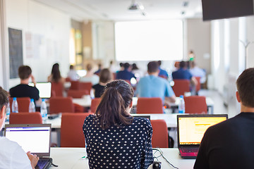 Image showing Lecture at university.