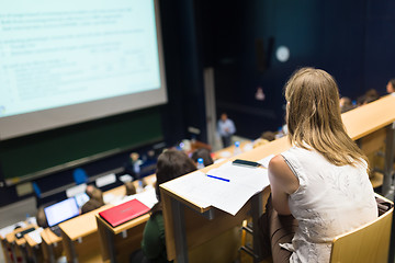 Image showing Audience in the lecture hall.