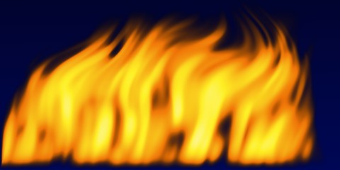 Image showing Abstract fire background