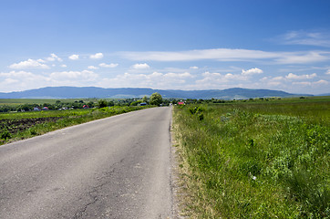 Image showing Road to mountain