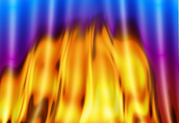 Image showing Abstract fire background