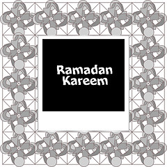 Image showing Ramadan kareem on old photo frame