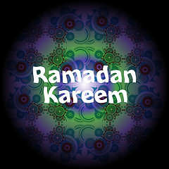 Image showing Ramadan Kareem beautiful greeting card