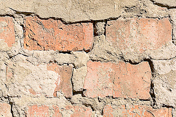 Image showing Old grunge brick wall background