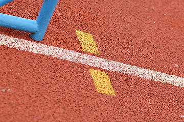 Image showing Athlete Track or Running Track