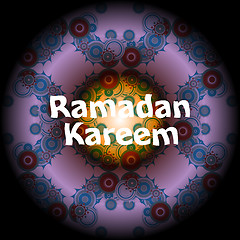 Image showing Ramadan Kareem beautiful greeting card