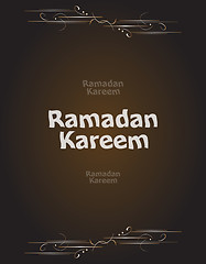 Image showing Ramadan Kareem. lettering composition of muslim holy month.