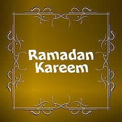 Image showing Ramadan Kareem, greeting background