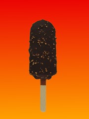 Image showing chocolate ice cream