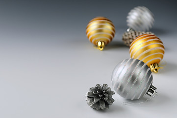 Image showing Christmas ornaments